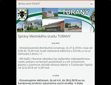 Tablet Screenshot of infoturany.webnode.sk