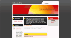 Desktop Screenshot of estudosonline.webnode.com.br