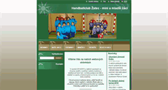Desktop Screenshot of handballclubzatec.webnode.cz