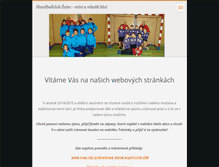 Tablet Screenshot of handballclubzatec.webnode.cz