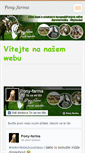 Mobile Screenshot of pony-farma.webnode.cz