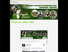 Tablet Screenshot of pony-farma.webnode.cz