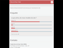 Tablet Screenshot of horadefazeradiferenca.webnode.com.br
