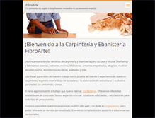 Tablet Screenshot of fibroarte.webnode.com.ar