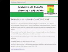 Tablet Screenshot of gospellive.webnode.com.br