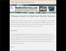 Tablet Screenshot of ottawaairporttomontreal.webnode.com