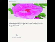 Tablet Screenshot of bulgarskarosa.webnode.com