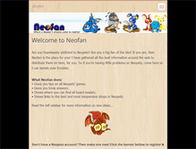Tablet Screenshot of neofan.webnode.com