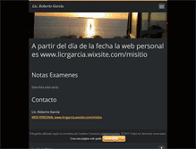 Tablet Screenshot of licrgarcia.webnode.com.ar