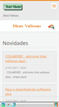 Mobile Screenshot of dicasvaliosas.webnode.com.br