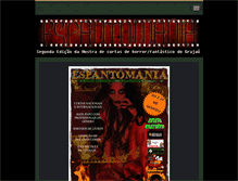 Tablet Screenshot of mostra-espantomania.webnode.com.br