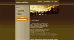 Desktop Screenshot of coumedelmas-siteofficiel.webnode.com