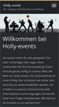 Mobile Screenshot of holly-events.webnode.com