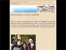 Tablet Screenshot of elmundodelaeducadora.webnode.es