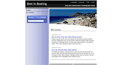 Desktop Screenshot of bestinboating.webnode.com