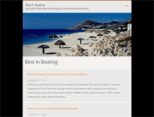 Tablet Screenshot of bestinboating.webnode.com