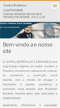 Mobile Screenshot of centrofraterno-luzecaridade.webnode.com.br
