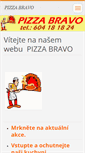 Mobile Screenshot of pizza-bravo.webnode.cz