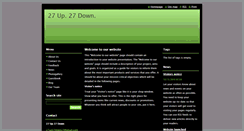 Desktop Screenshot of 27up27down.webnode.com