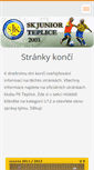Mobile Screenshot of juniorteplice03.webnode.cz