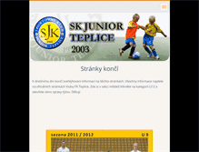 Tablet Screenshot of juniorteplice03.webnode.cz
