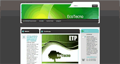 Desktop Screenshot of ecotecno.webnode.com