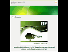 Tablet Screenshot of ecotecno.webnode.com