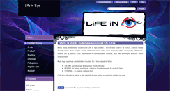 Desktop Screenshot of lifeineye.webnode.sk