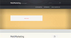 Desktop Screenshot of mettimarketing.webnode.fr