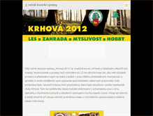 Tablet Screenshot of krhova2012.webnode.cz