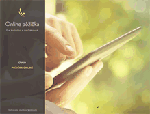 Tablet Screenshot of online-pozicka.webnode.sk