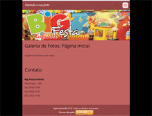Tablet Screenshot of bigfestainfantil.webnode.com.br