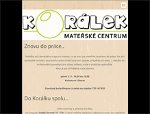 Tablet Screenshot of mckoralek.webnode.cz