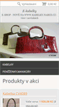 Mobile Screenshot of e-kabelky.webnode.cz
