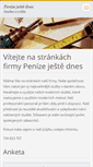 Mobile Screenshot of penizejestednes.webnode.cz