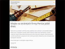 Tablet Screenshot of penizejestednes.webnode.cz