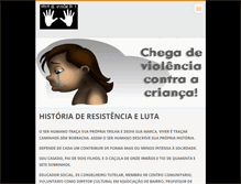 Tablet Screenshot of bastadeviolenciacontraascrianca.webnode.com.br