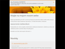Tablet Screenshot of kdankova.webnode.sk