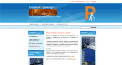 Desktop Screenshot of limpiezadeparkings.webnode.es