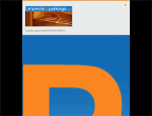 Tablet Screenshot of limpiezadeparkings.webnode.es