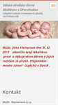 Mobile Screenshot of detskestredisko-hmdr.webnode.cz