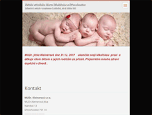 Tablet Screenshot of detskestredisko-hmdr.webnode.cz