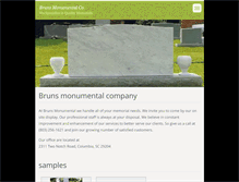 Tablet Screenshot of brunsmonumental.webnode.com