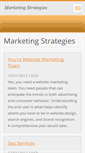 Mobile Screenshot of marketingstrategies22.webnode.com