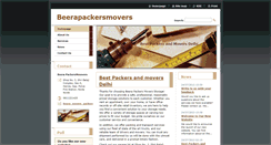 Desktop Screenshot of beerapackersmovers.webnode.com