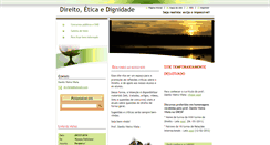 Desktop Screenshot of direitoeticaedignidade.webnode.com.br