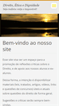 Mobile Screenshot of direitoeticaedignidade.webnode.com.br