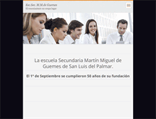 Tablet Screenshot of escuelanormaldesanluisdelpalmar.webnode.es