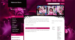 Desktop Screenshot of makenziemyersofficial.webnode.com