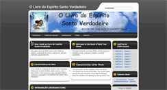 Desktop Screenshot of livrodoespiritosanto.webnode.com.br